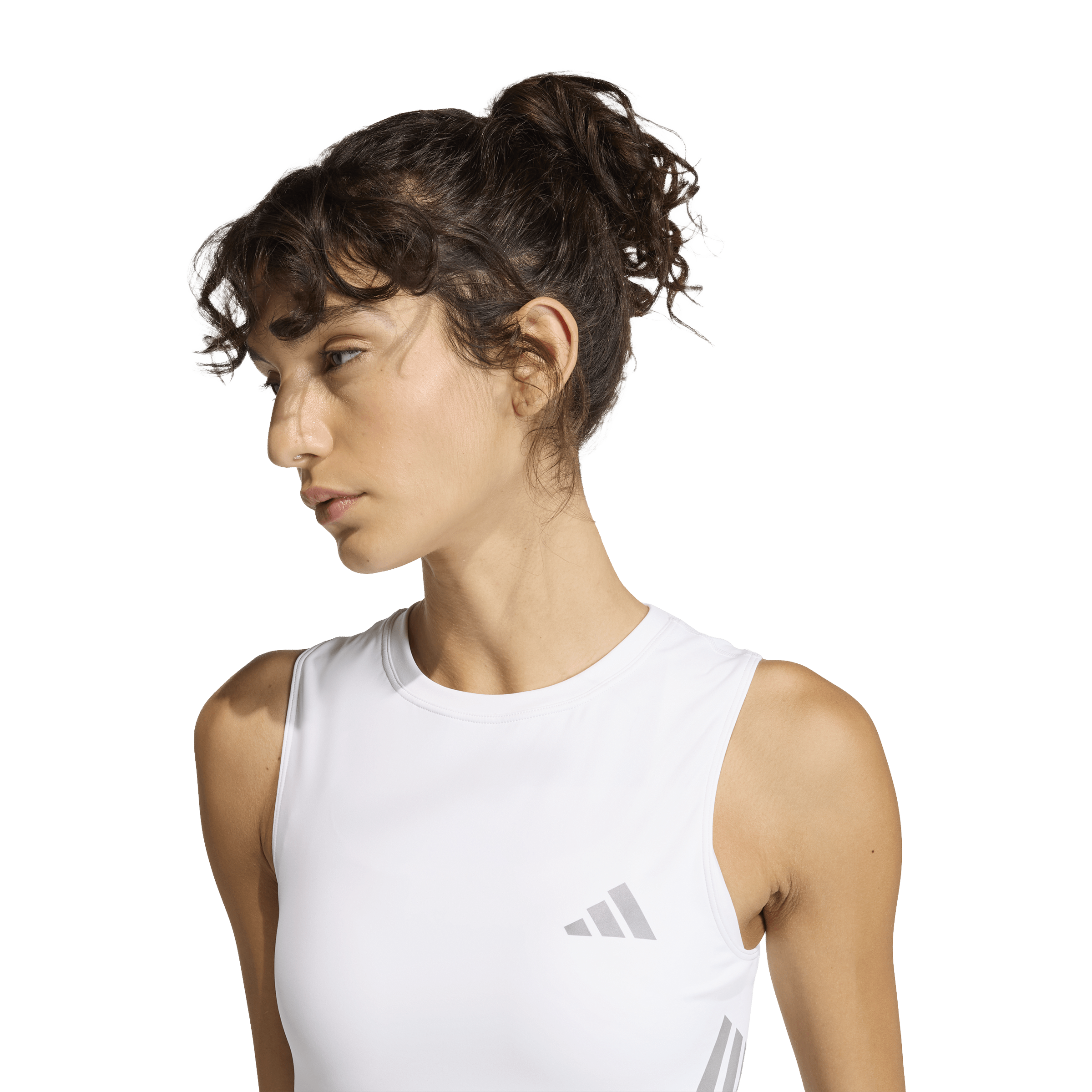 Adidas Womens adi365 CLIMACOOL Running Tank Top White | Sports